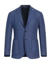 L.b.m 1911 L. B.m. 1911 Man Blazer Blue Size 38 Wool, Polyester In Blue