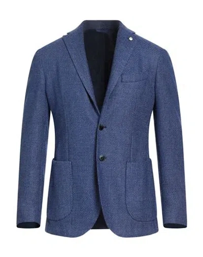 L.b.m 1911 L. B.m. 1911 Man Blazer Blue Size 38 Wool, Polyester