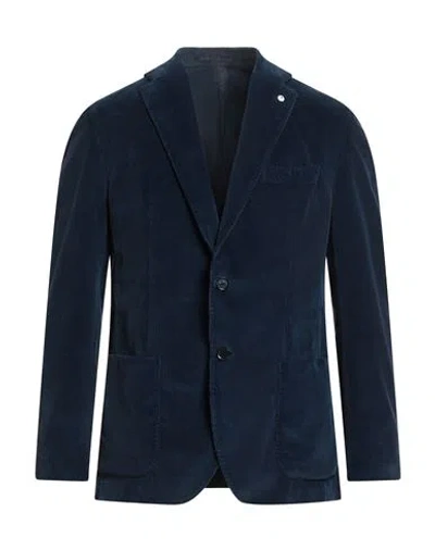 L.b.m 1911 L. B.m. 1911 Man Blazer Blue Size 40 Cotton In Blue