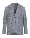 L.b.m 1911 L. B.m. 1911 Man Blazer Blue Size 42 Silk, Cotton In Multi