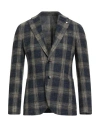 L.b.m 1911 L. B.m. 1911 Man Blazer Blue Size 42 Wool, Cotton, Polyester, Polyamide, Acrylic In Blue