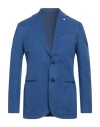 L.b.m 1911 L. B.m. 1911 Man Blazer Blue Size 44 Cotton, Linen In Multi
