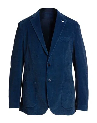 L.b.m 1911 L. B.m. 1911 Man Blazer Blue Size 46 Cotton, Elastane