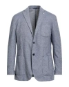 L.b.m 1911 L. B.m. 1911 Man Blazer Bright Blue Size 44 Cotton, Polyester, Polyamide