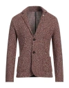 L.b.m 1911 L. B.m. 1911 Man Blazer Brown Size 40 Wool, Acrylic In Brown
