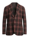 L.b.m 1911 L. B.m. 1911 Man Blazer Brown Size 42 Cotton, Wool, Polyester, Polyamide