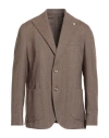 L.b.m 1911 L. B.m. 1911 Man Blazer Brown Size 44 Cotton In Brown