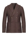 L.b.m 1911 L. B.m. 1911 Man Blazer Brown Size 44 Wool, Polyester, Cotton
