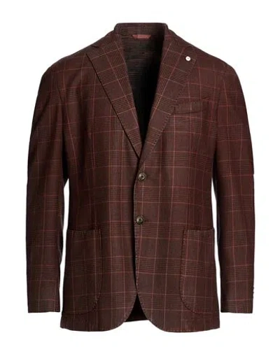 L.b.m 1911 L. B.m. 1911 Man Blazer Brown Size 46 Wool