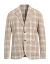 L.b.m 1911 L. B.m. 1911 Man Suit Jacket Sand Size 42 Cotton In Beige