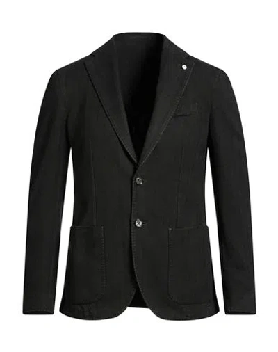 L.b.m 1911 L. B.m. 1911 Man Blazer Charcoal Size 44 Cotton In Gray