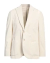 L.b.m 1911 L. B.m. 1911 Man Blazer Cream Size 40 Cotton In White