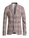 L.b.m 1911 L. B.m. 1911 Man Blazer Dark Brown Size 42 Cotton In Brown