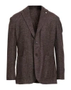L.b.m 1911 L. B.m. 1911 Man Blazer Dark Brown Size 44 Wool, Polyester, Polyamide, Viscose