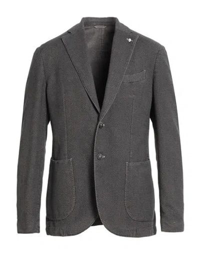 L.b.m 1911 L. B.m. 1911 Man Blazer Dark Brown Size 48 Cotton