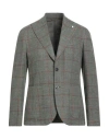 L.b.m 1911 L. B.m. 1911 Man Blazer Dark Green Size 40 Cotton In Green