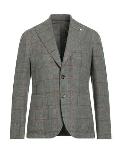 L.b.m 1911 L. B.m. 1911 Man Blazer Dark Green Size 40 Cotton