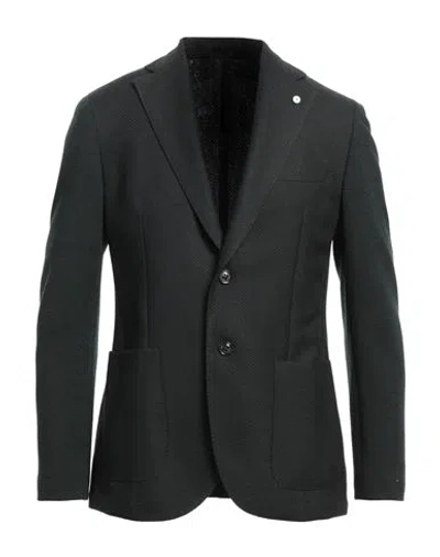 L.b.m 1911 L. B.m. 1911 Man Blazer Dark Green Size 40 Wool