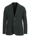 L.b.m 1911 L. B.m. 1911 Man Blazer Dark Green Size 44 Cotton, Polyester, Viscose In Green