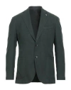 L.b.m 1911 L. B.m. 1911 Man Blazer Dark Green Size 46 Cotton, Polyamide, Elastane