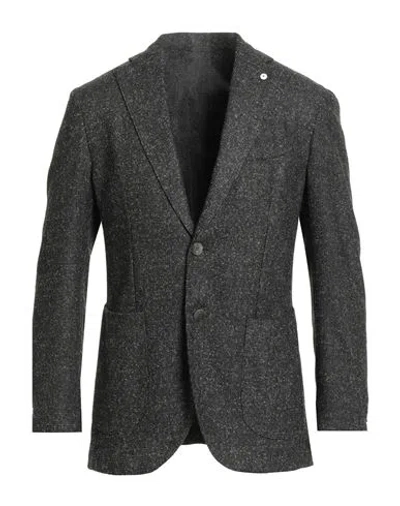 L.b.m 1911 L. B.m. 1911 Man Blazer Dark Green Size 46 Wool, Polyester, Acrylic, Polyamide