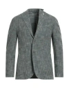 L.b.m 1911 L. B.m. 1911 Man Blazer Green Size 40 Wool, Cotton, Polyamide In Green