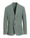 L.b.m 1911 L. B.m. 1911 Man Blazer Green Size 44 Cotton, Linen In Green
