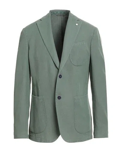 L.b.m 1911 L. B.m. 1911 Man Blazer Green Size 44 Cotton, Linen