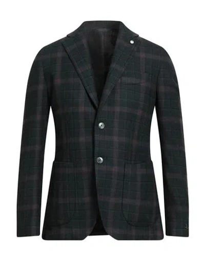 L.b.m 1911 L. B.m. 1911 Man Blazer Green Size 44 Cotton, Wool, Polyamide