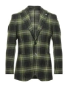 L.b.m 1911 L. B.m. 1911 Man Blazer Green Size 44 Virgin Wool In Green