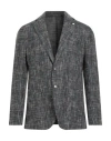 L.b.m 1911 L. B.m. 1911 Man Blazer Grey Size 40 Cotton, Wool, Polyester, Polyamide In Gray