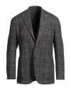 L.b.m 1911 L. B.m. 1911 Man Blazer Grey Size 40 Wool, Polyester, Polyamide, Viscose In Gray