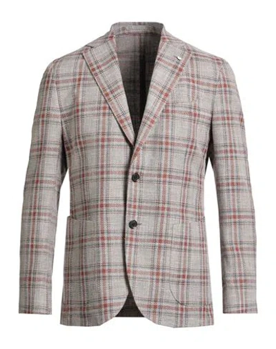 L.b.m 1911 L. B.m. 1911 Man Blazer Grey Size 44 Cotton In Gray