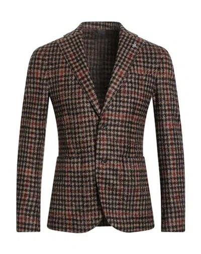 L.b.m 1911 L. B.m. 1911 Man Blazer Khaki Size 44 Acrylic, Virgin Wool, Polyester In Sand
