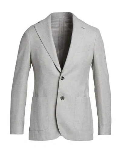 L.b.m 1911 L. B.m. 1911 Man Blazer Light Grey Size 36 Cotton In Gray