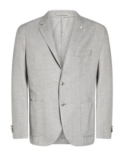 L.b.m 1911 L. B.m. 1911 Man Blazer Light Grey Size 44 Cotton In Gray
