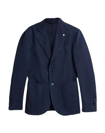 L.b.m 1911 L. B.m. 1911 Man Blazer Midnight Blue Size 34 Cotton, Linen