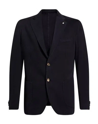L.b.m 1911 L. B.m. 1911 Man Blazer Midnight Blue Size 38 Cotton, Cashmere
