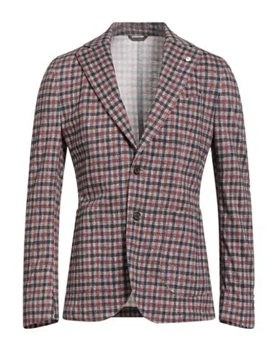 L.b.m 1911 L. B.m. 1911 Man Blazer Midnight Blue Size 40 Cotton In Multi