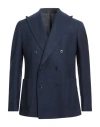 L.b.m 1911 L. B.m. 1911 Man Blazer Midnight Blue Size 40 Wool In Blue