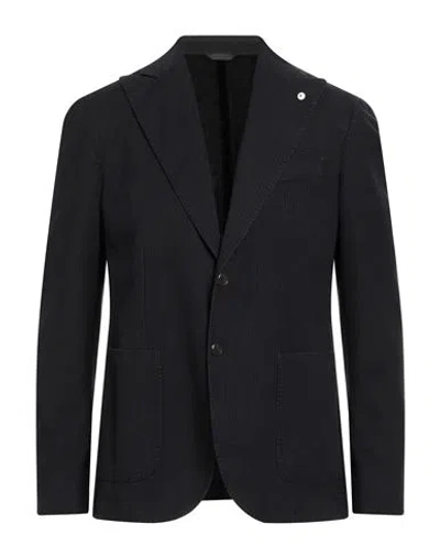 L.b.m 1911 L. B.m. 1911 Man Blazer Midnight Blue Size 42 Cotton