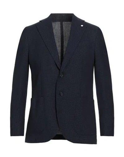 L.b.m 1911 L. B.m. 1911 Man Blazer Midnight Blue Size 42 Wool, Polyamide
