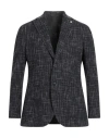 L.b.m 1911 L. B.m. 1911 Man Blazer Midnight Blue Size 44 Cotton, Acrylic, Polyamide