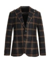 L.b.m 1911 L. B.m. 1911 Man Blazer Midnight Blue Size 46 Acrylic, Virgin Wool, Polyester In Blue