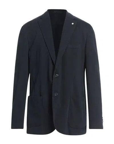 L.b.m 1911 L. B.m. 1911 Man Blazer Midnight Blue Size 46 Cotton, Cashmere