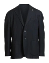 L.b.m 1911 L. B.m. 1911 Man Blazer Midnight Blue Size 46 Cotton, Wool, Polyamide In Blue