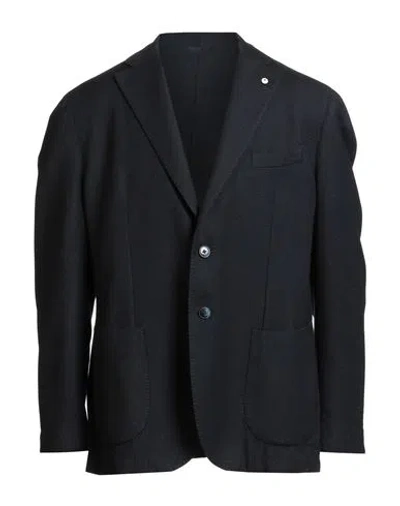 L.b.m 1911 L. B.m. 1911 Man Blazer Midnight Blue Size 46 Cotton, Wool, Polyamide