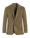 L.b.m 1911 L. B.m. 1911 Man Blazer Military Green Size 42 Cotton