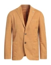 L.b.m 1911 L. B.m. 1911 Man Blazer Mustard Size 44 Cotton, Linen, Elastane In Yellow