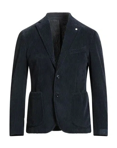 L.b.m 1911 L. B.m. 1911 Man Blazer Navy Size 40 Cotton In Blue